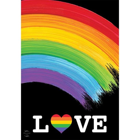 New Jersey Rainbow Pride 3 'x 5' Polyester Flag, Pole and Mount
