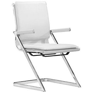 Zuo Lider Plus Conference Chair (Set of 2) White - 1 of 4