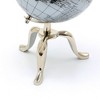 TopComfy Decorative Object Brass Telescope on Tripod Stylish Accent Piece for Modern Spaces, Silver, 6.5"*6"*10" - 3 of 4