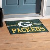 Evergreen NFL Green Bay Packers Embossed Mat Cross Hatch Indoor and Outdoor Doormat - 4 of 4