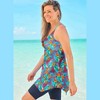 Swim 365 Women's Plus Size Longer-Length Tankini Top - 4 of 4