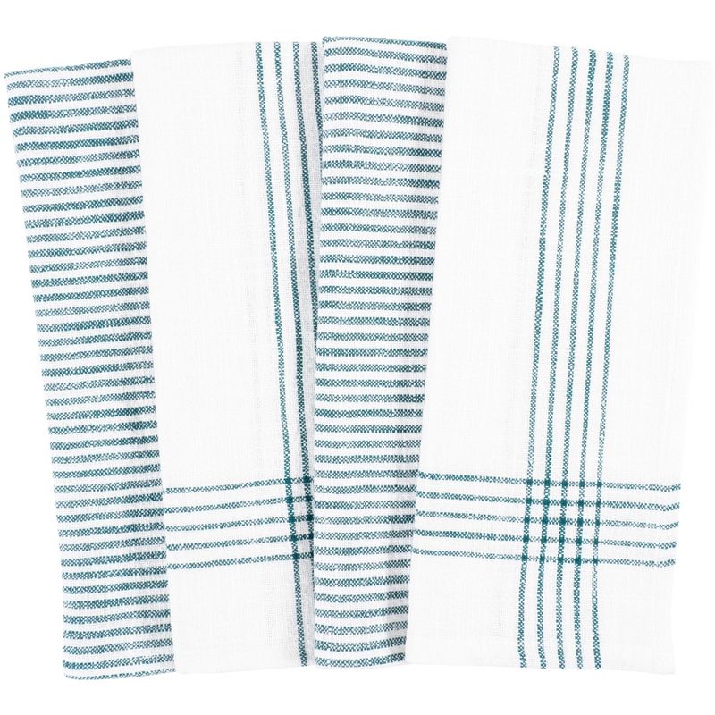 KAF Home Set of 4 Monaco Relaxed Casual Slubbed Kitchen Towel | 100% Cotton Farmhouse Dish Towel, 18 x 28 Inches | Set of 4, 2 of 5