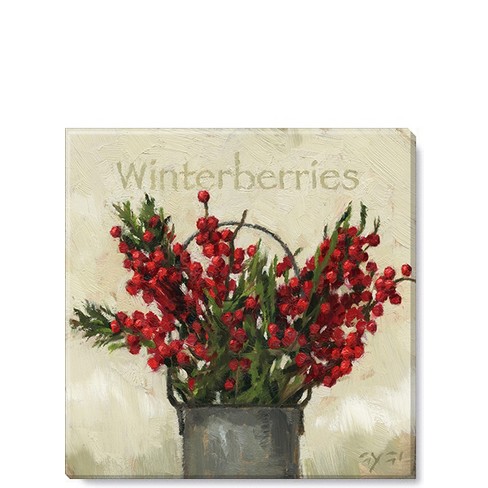 Sullivans Darren Gygi Winterberries Canvas, Museum Quality Giclee Print ...