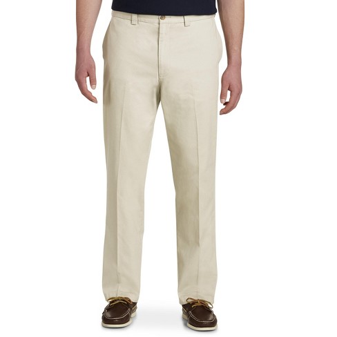 Harbor Bay Waist-relaxer Pants - Men's Big And Tall Stone 50x28 : Target