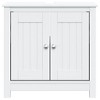 CLIHOME Wooden Bathroom Sink Storage Cabinet with 2 Doors, Traditional Sink Cabinet Bathroom Space Saver Organizer - 2 of 4