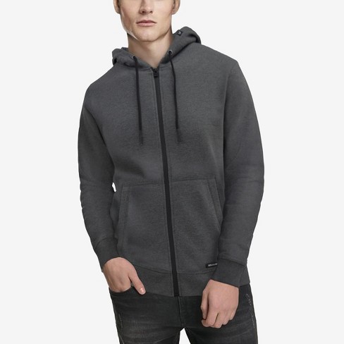 Men's Adaptive Seated Fit Ultra Soft Fleece Hoodie - Goodfellow & Co™ Black  S : Target