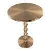 LumiSource 27" Bora Metal Accent Table - 2 of 4