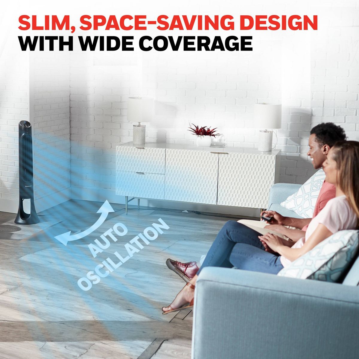 Honeywell QuietSet Oscillating Tower Fan - thumbnail 9