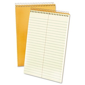 Ampad Spiral Steno Book Gregg 6 x 9 15 lb Green Tint 80 Sheets 25274 - 1 of 4