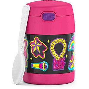 THERMOS FUNTAINER 10 Ounce Stainless Steel Vacuum Insulated Kids Food Jar with Spoon, That Girl Lay Lay - 1 of 4