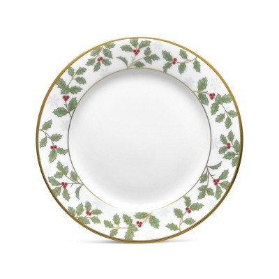 Noritake Holly and Berry Gold Bread & Butter/Appetizer Plate