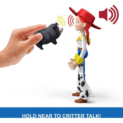 Детские фигурки Toy Story 5 Disney and Pixar Toy Story 5 Critter Talk Jessie, 12" Action Figure Toy & JD Pig, 35 Sounds — фото 4
