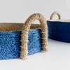 Plum & Post Tiana Seagrass Round Decorative Baskets Set of 2 - 2 of 4