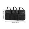 Unique Bargains Car Seat Protector Bag Multi Pocket Storage Bag Faux Leather 34.65"x18.9" - 3 of 4