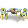 Delta Children Kids' Table and Chair Set with Storage - Green Gold Gold Certified - 3 of 4