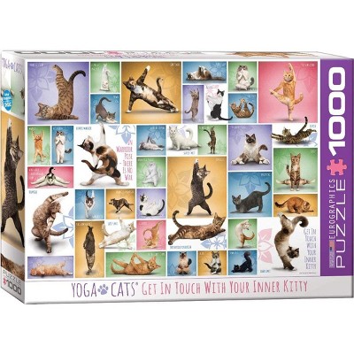 Eurographics Inc. Yoga Cats 1000 Piece Jigsaw Puzzle