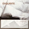 Resenkos Goose Down Comforter King Size, Fluffy and Warm Duvet Insert, Dimensional Design with No Shifting, 106 x 90 Inch, - 4 of 4