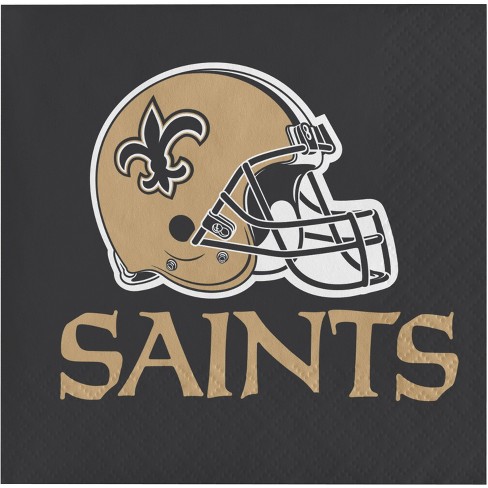 48ct New Orleans Saints Football Napkins
