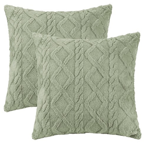 Unique Bargains Short Plush Solid Color Soft Living Room Throw Pillowcases  2 Pcs : Target