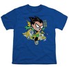 Teen Titans Go Robin Kids T Shirt For Youth, Royal - 2 of 4