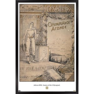 Trends International Team USA - Athens 1896. Games of the I Olympiad. Framed Wall Poster Prints - 1 of 4