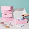 Stockroom Plus 25 Pack Corrugated Packaging Boxes for Shipping, Cardboard Mailers for Small Business, Boutiques, Mailing Gifts, Pink, 9 x 6 x 3 in - 2 of 4