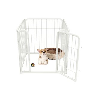 FXW Homeplus Indoor Dog Playpen - Stress-Free and Safe Play,Panels for Puppy and Small Dogs, Black│Patented - 1 of 4
