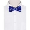INSPIRE CHIC Men's Sequin Adjustable Pre-tied Bow Tie - 4 of 4