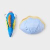 Clam and Fish Dog Ball Plush Toy Set - 2pk/3pcs - Boots & Barkley™ - 3 of 3