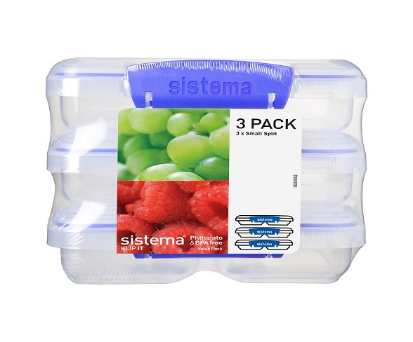 Sistema Klip It 3pk 11.8oz Containers