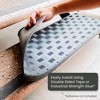 Envelor 12" x 50" Anti-Slip Rubber Stair Treads Safety Step Mats, Checker - 6-Pack - 4 of 4