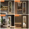 Infurnic Full Length Mirrors Elegant Floor Stand Mirror with Versatile Placement Options for Living Room, Clothing Shop, White, 15.7"*0.8"*59.8" - 4 of 4