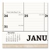 Recycled Monthly Horizontal Wall Calendar, Marble Stone Artwork, 14.88 x 12, White/Sand Sheets, 12-Month (Jan to Dec): 2026 - 4 of 4