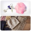 Unique Bargains Fluffy Soft Elastic Faux Fur Pom Poms for Hats DIY Scarves Gloves 12 Pcs - 3 of 4