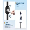 TackView 9FT Outdoor Patio Umbrella with 8 Ribs, Push Button Tilt & Crank, Striped Market Umbrella, UV Protection Waterproof - 4 of 4