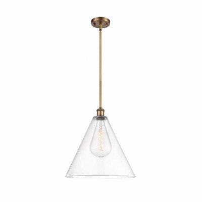 Berkshire - 1 Light Pendant In Industrial Style-16.75 Inches Tall and 16 Inches Wide