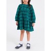 RuffleButts Toddler Girls Woven Long Sleeve Tiered Twirl Dress - 4 of 4