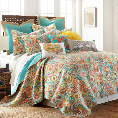 Palisades Paisley Quilt Set - Full/queen Quilt And Two Standard Pillow ...