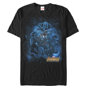 Men's Marvel Avengers: Infinity War Thanos Starry Sky T-Shirt - 1 of 4