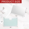 Unique Bargains Stainless Steel Smooth Travel Compact Small Makeup Mirror - 2 of 4