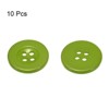 Unique Bargains Resin Craft DIY Round Flat 4-Hole Replacement Sewing Buttons 10 Pcs - 3 of 4