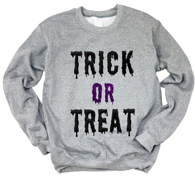 Simply Sage Market Women's Graphic Sweatshirt Trick Or Treat Puff Print
