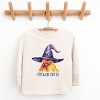 The Juniper Shop Chick Or Treat Watercolor Distressed Youth Long Sleeve Tee - 2 of 4