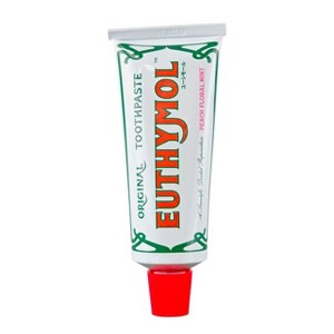 Euthymol Original Toothpaste Peach Floral Mint - 3.7 oz - The iconic retro clean with a fresh new flavor obsession - 1 of 4