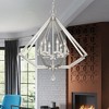 Livex Lighting Diamond 6 - Light Chandelier in  Brushed Nickel - 3 of 4