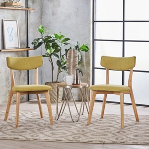 Set of 2 Chazz Mid-Century Dining Chair - Christopher Knight Home - 1 of 4