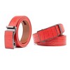 Braveman | Men's Genuine Leather Crocodile Design Dress Belt with Automatic Buckle - 3 of 3