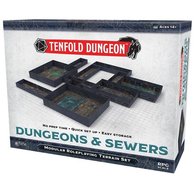 Tenfold Dungeon: Dungeons & Sewers - Modular Roleplaying Terrain Set