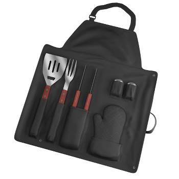Cheer Collection 3-piece Stainless Steel Bbq Grilling Utensil Set : Target