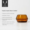 Viski Tequila Tasting Glasses, Recycled Mexican Glassware Glass for Tequila, Copita Tequila Glasses, Mezcal Glasses 5oz Amber Set of 1 - 2 of 4